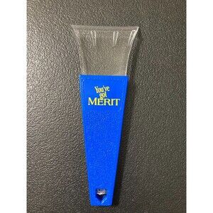 Merit Cigarettes Blue Ice Scraper Winter Advertising Vintage 1980s New Unused